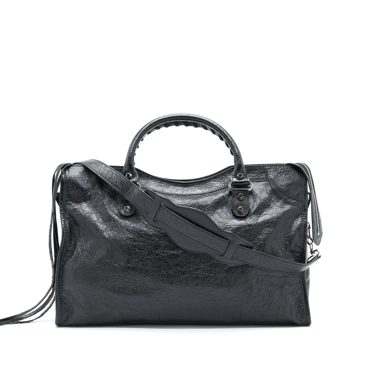 balenciaga-giant-city-bag-black-shw