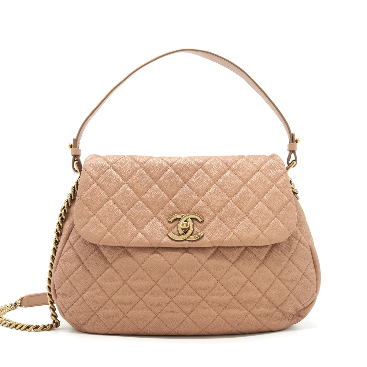 chanel-round-flap-bag-caviar-dark-beige-ghw