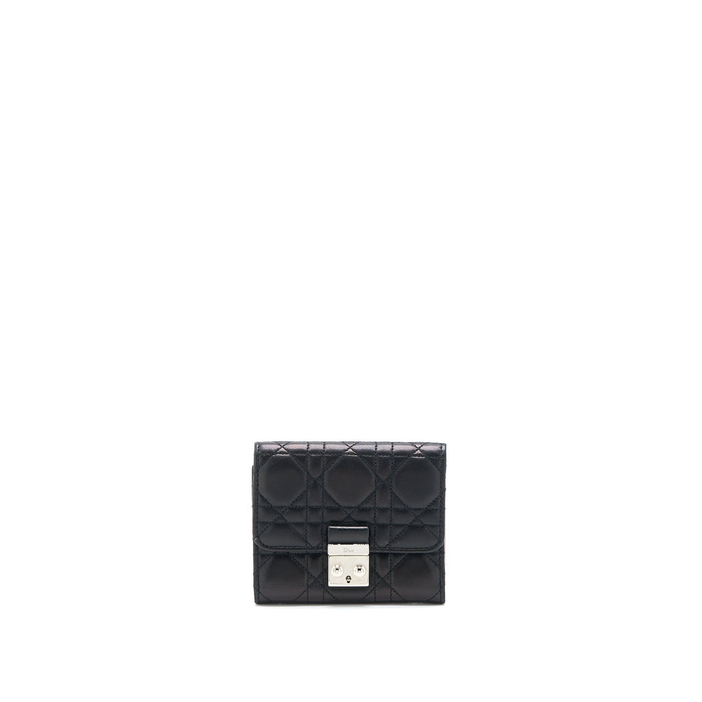 dior-compact-wallet-lambskin-black-pink-shw