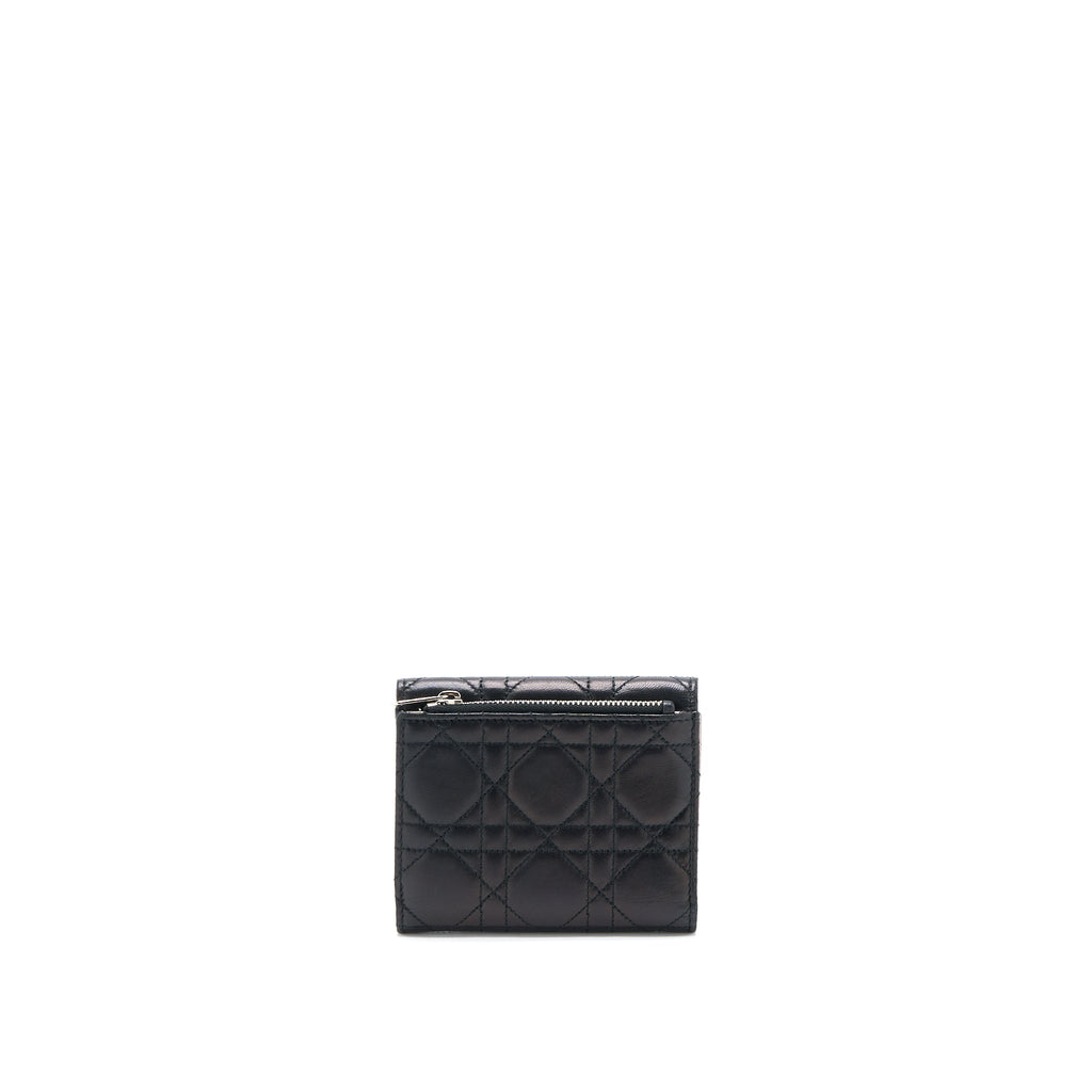 dior-compact-wallet-lambskin-black-pink-shw