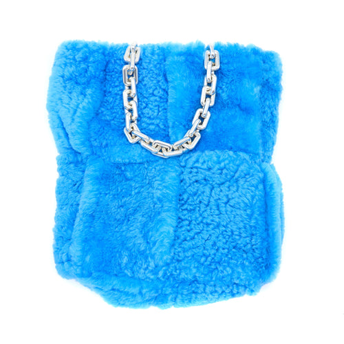 bottega-veneta-fur-bag-with-chain-lambskin-blue-shw