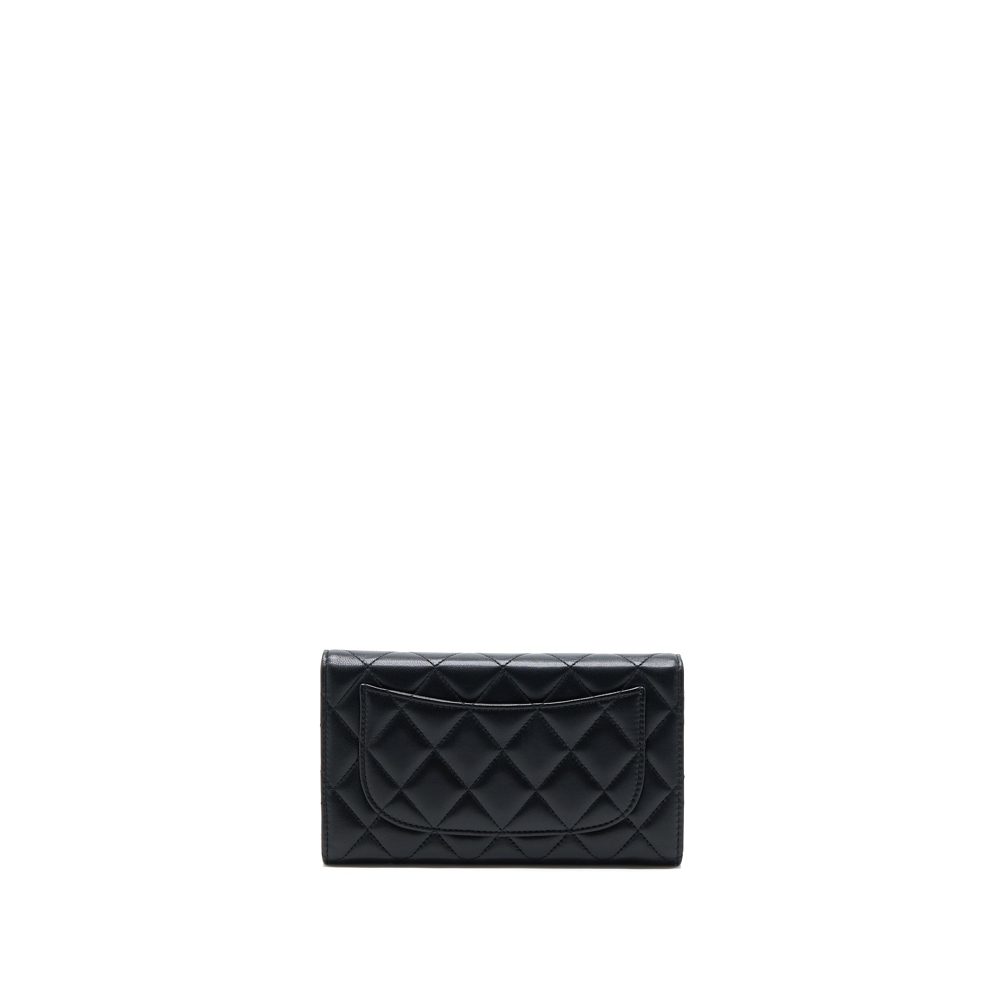 chanel-classic-long-wallet-lambskin-black-shw