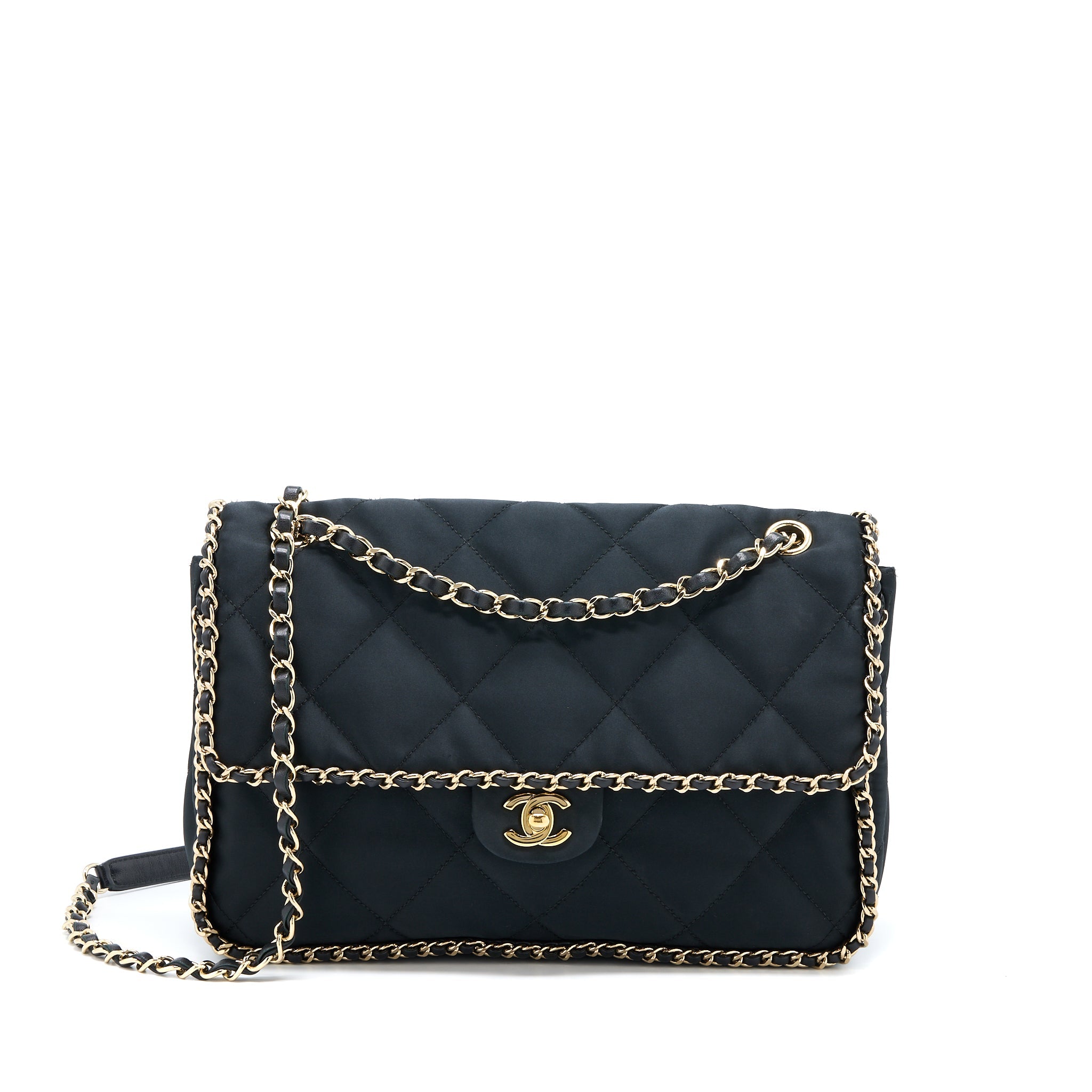 chanel-seasonal-flap-bag-fabric-black-ghw