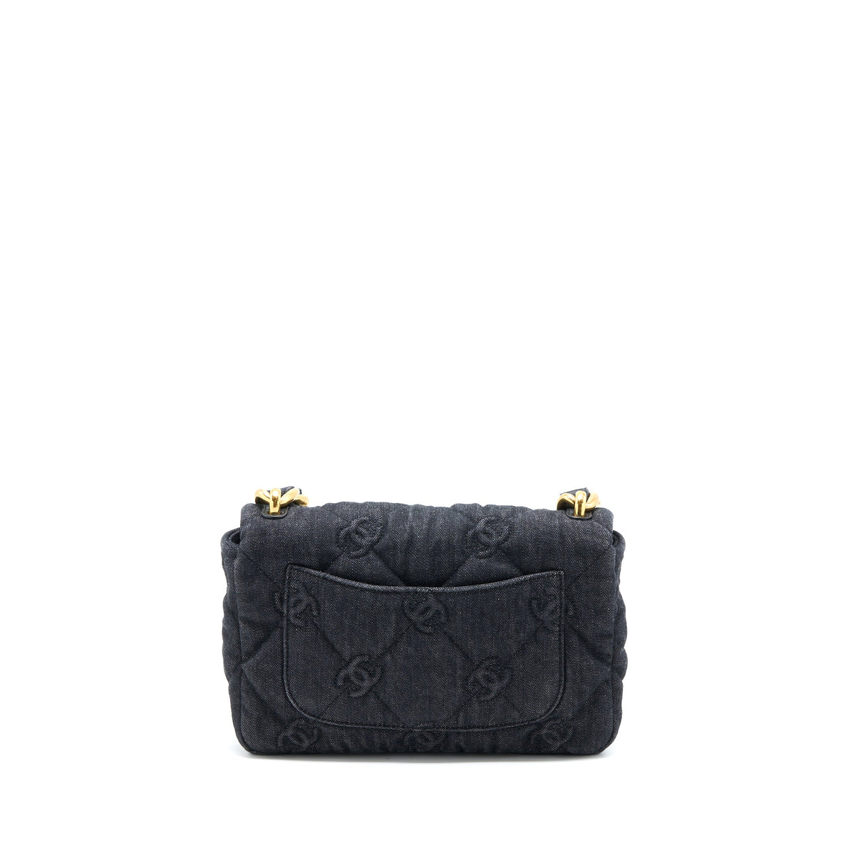 chanel-flap-shoulder-bag-with-giant-chain-denim-dark-blue-brushed-ghw-microchip