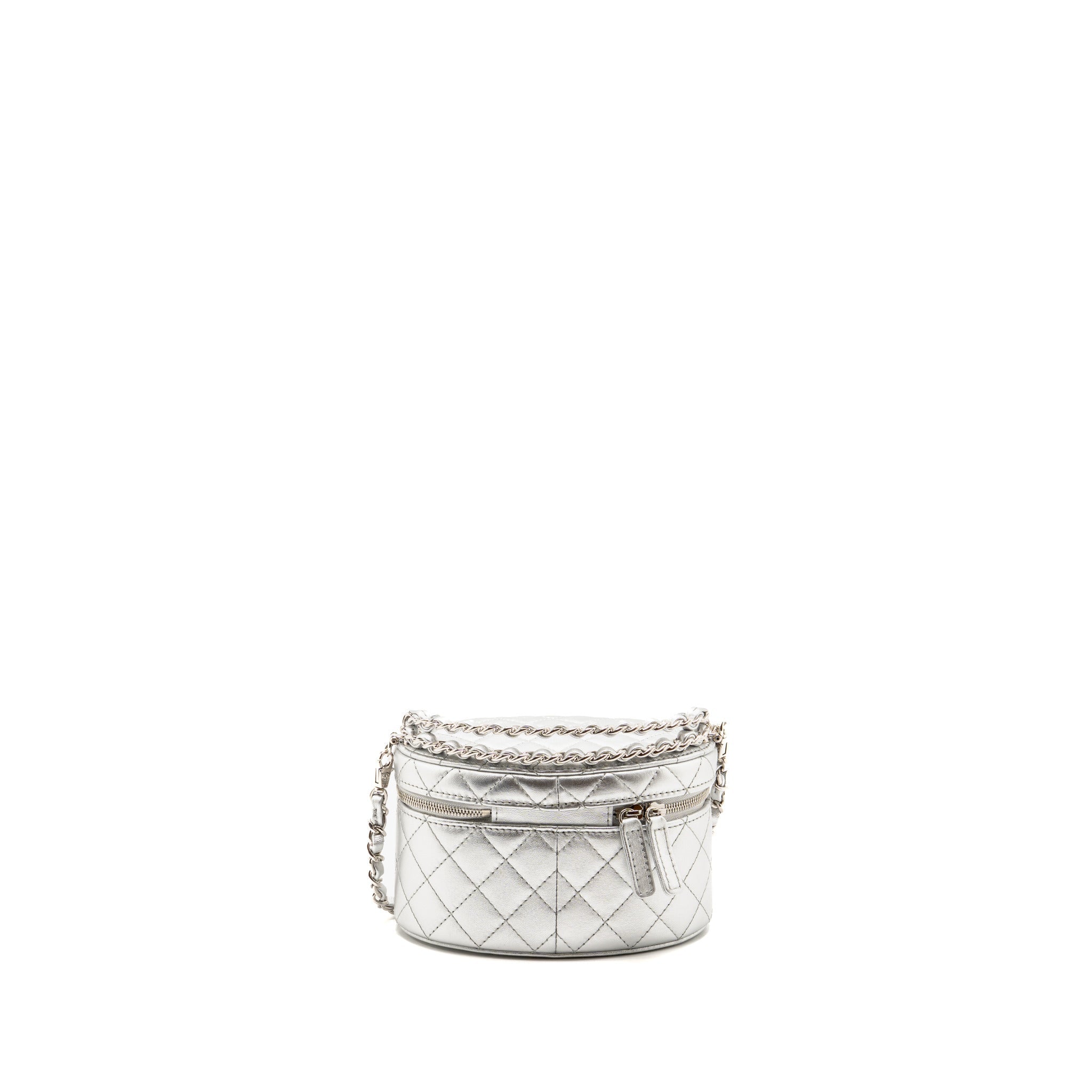 chanel-25c-double-top-handle-round-vanity-case-lambskin-metallic-silver-shw-microchip