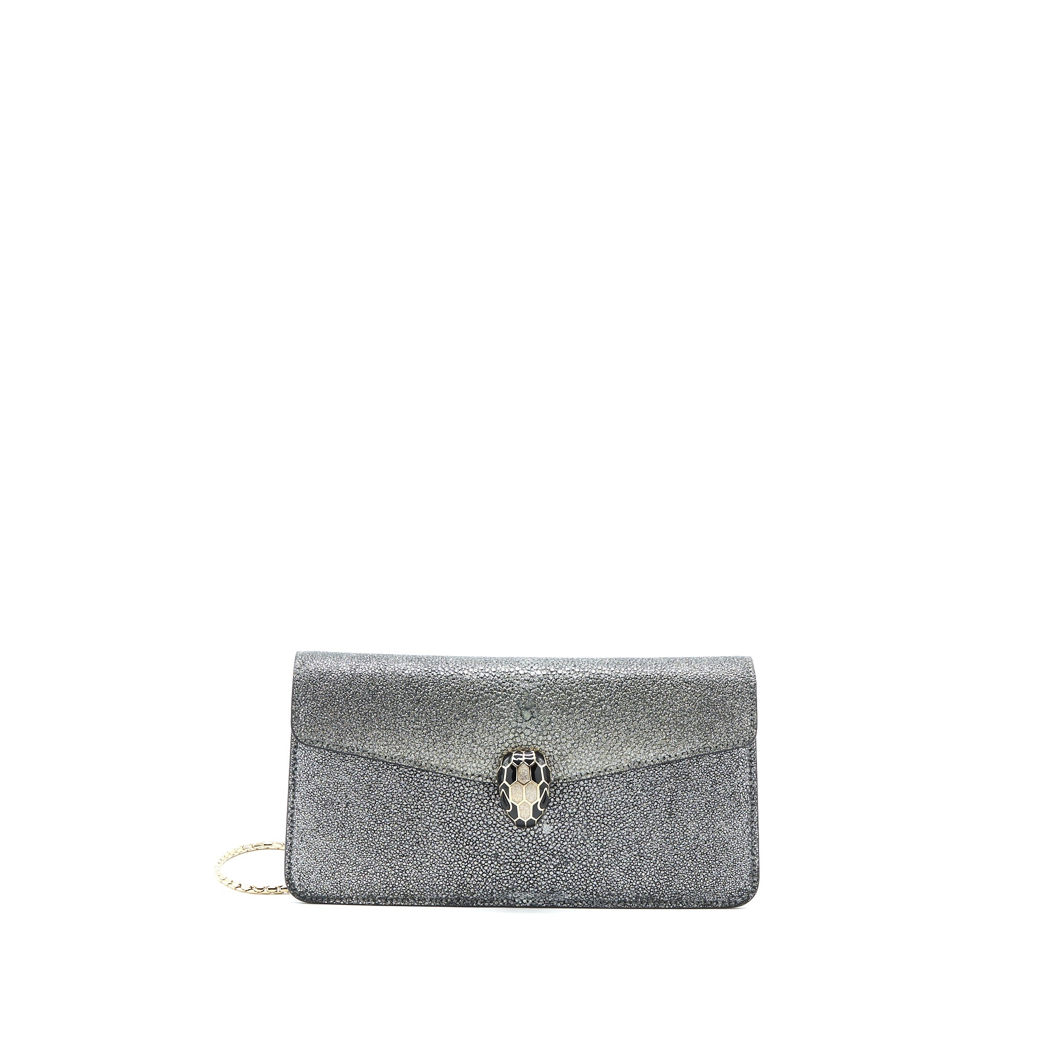 bvlgari-serpenti-forever-clutch-with-chain-stingray-leather-grey-lghw
