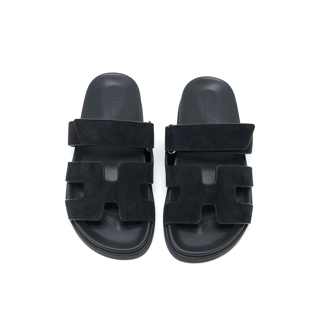 hermes-size-37-5-chypre-sandal-suede-black-shw