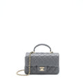 chanel-22a-top-handle-mini-rectangular-flap-bag-lambskin-grey-lghwmicrochip