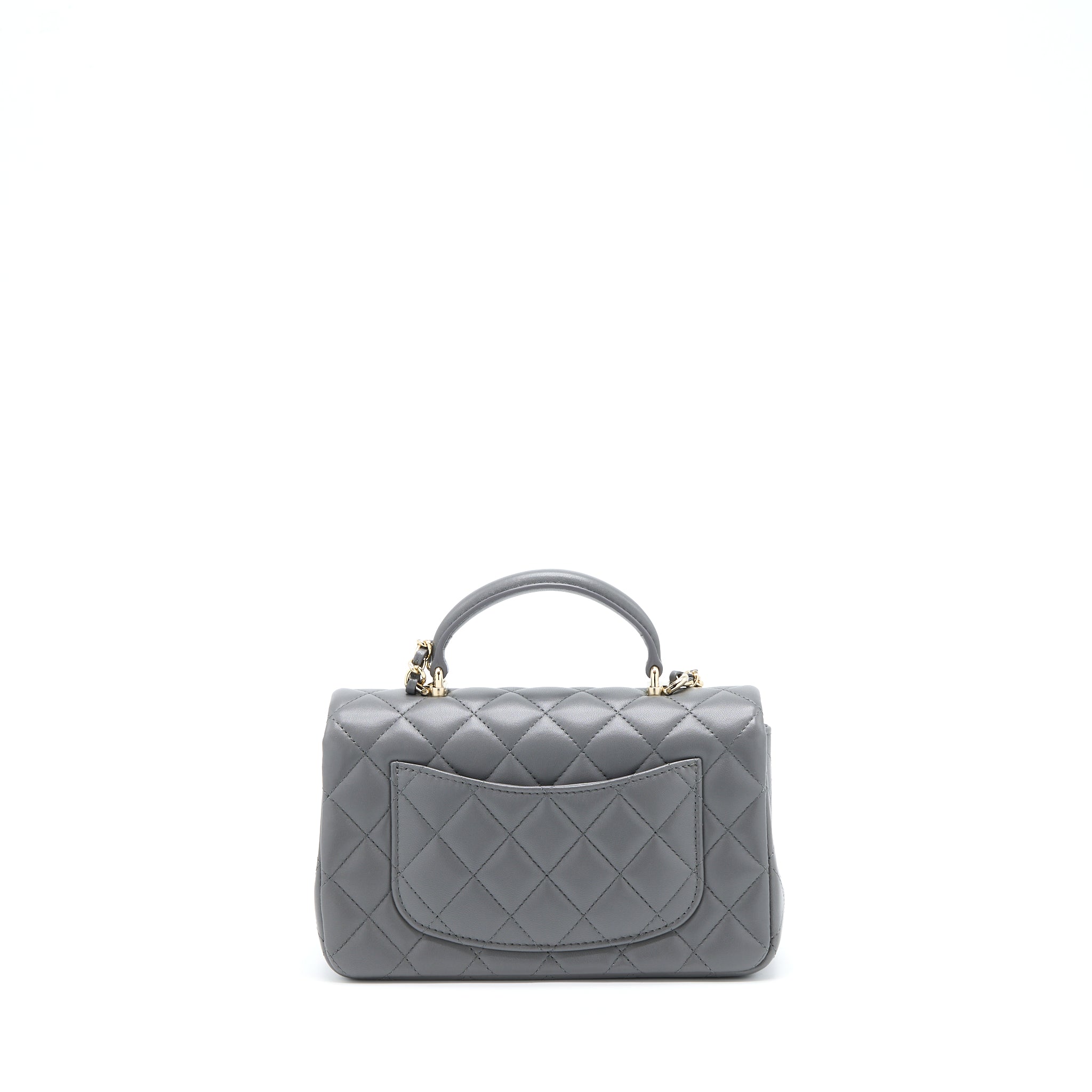 chanel-22a-top-handle-mini-rectangular-flap-bag-lambskin-grey-lghwmicrochip