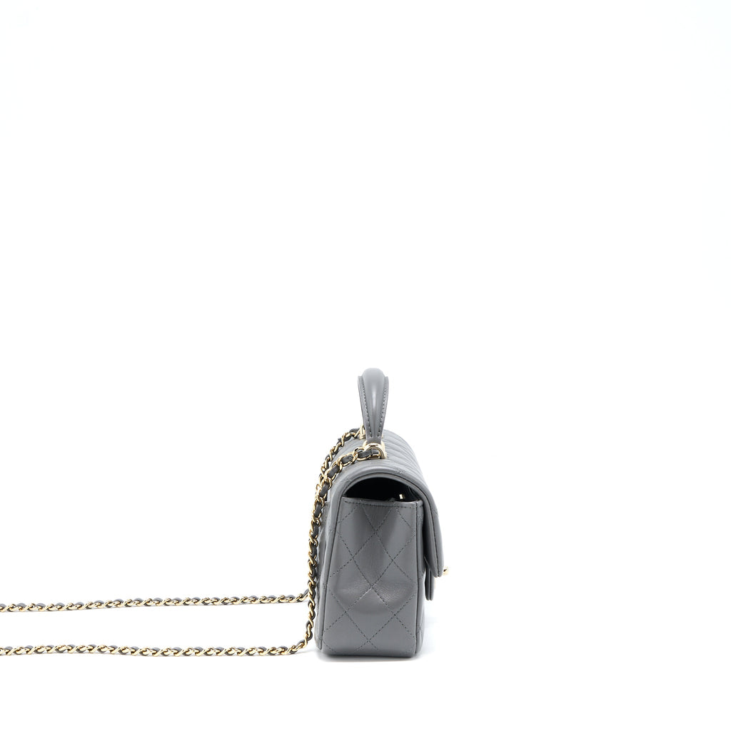 chanel-22a-top-handle-mini-rectangular-flap-bag-lambskin-grey-lghwmicrochip
