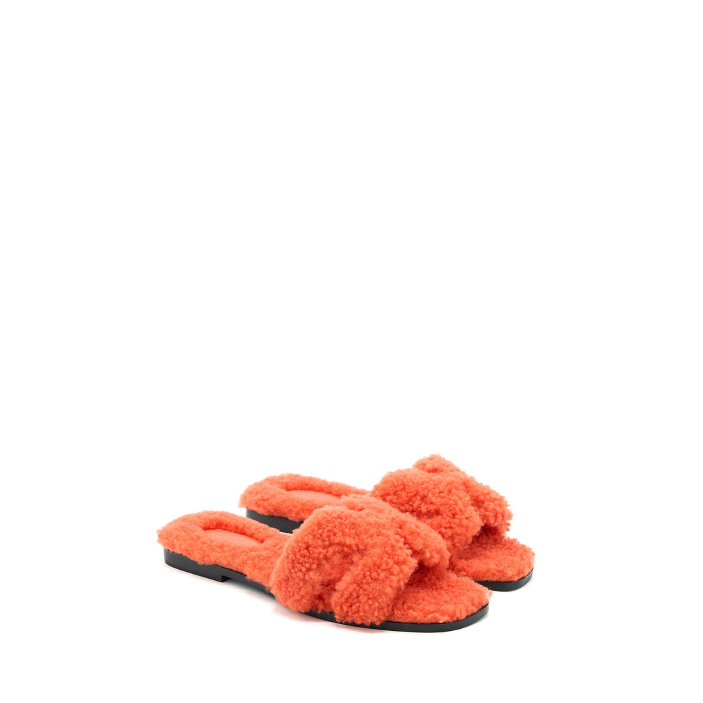 hermes-size-38-5-famme-oran-sandal-h5-orange