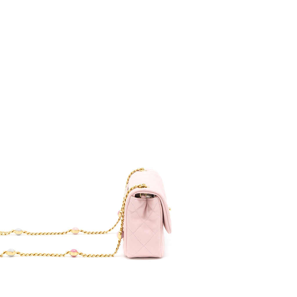 chanel-22b-small-flap-bag-lambskin-pink-ghw-microchip