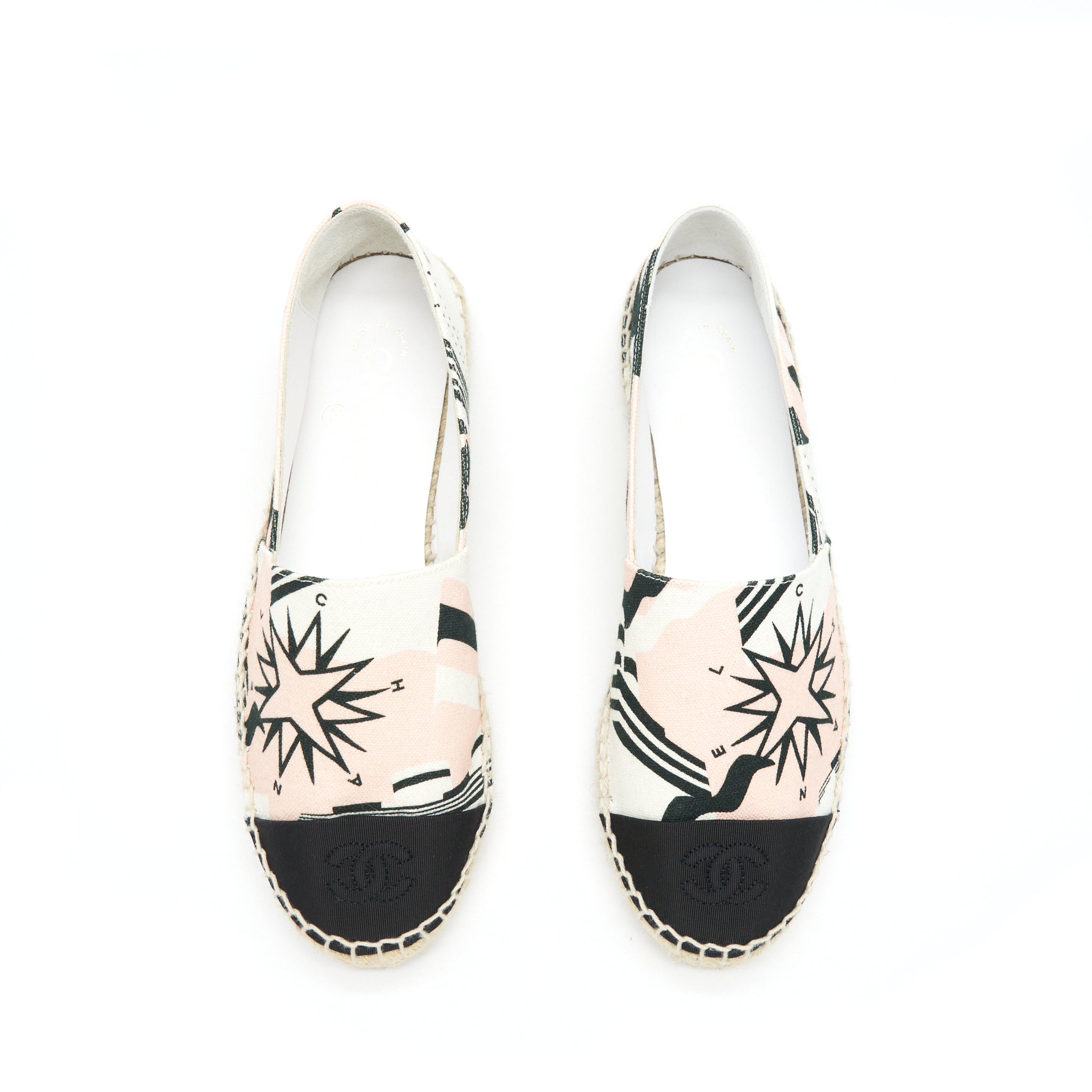 chanel-size-36-espadrilles-pink-black