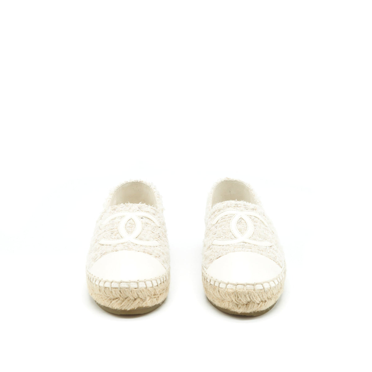 chanel-size-35-tweed-espadrilles-white