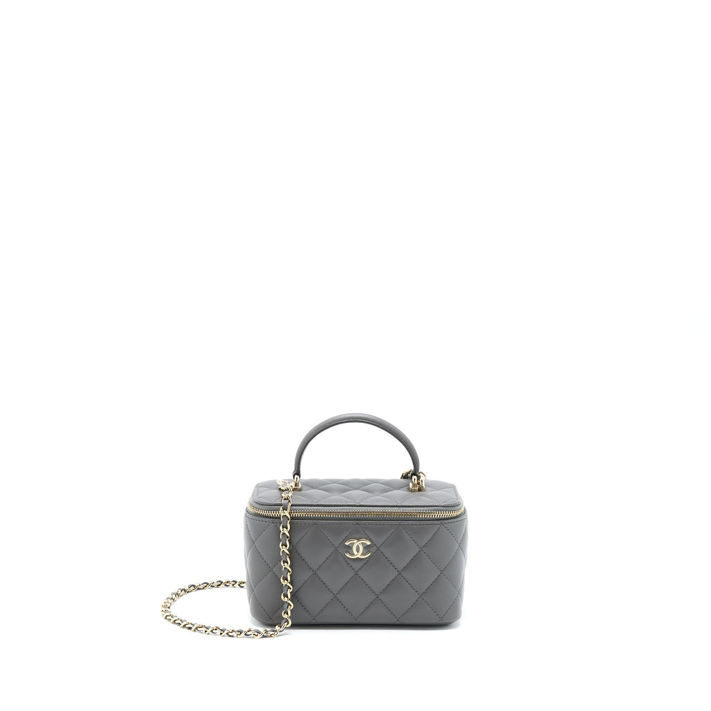chanel-22a-top-handle-long-vanity-with-chain-lambskin-grey-lghw