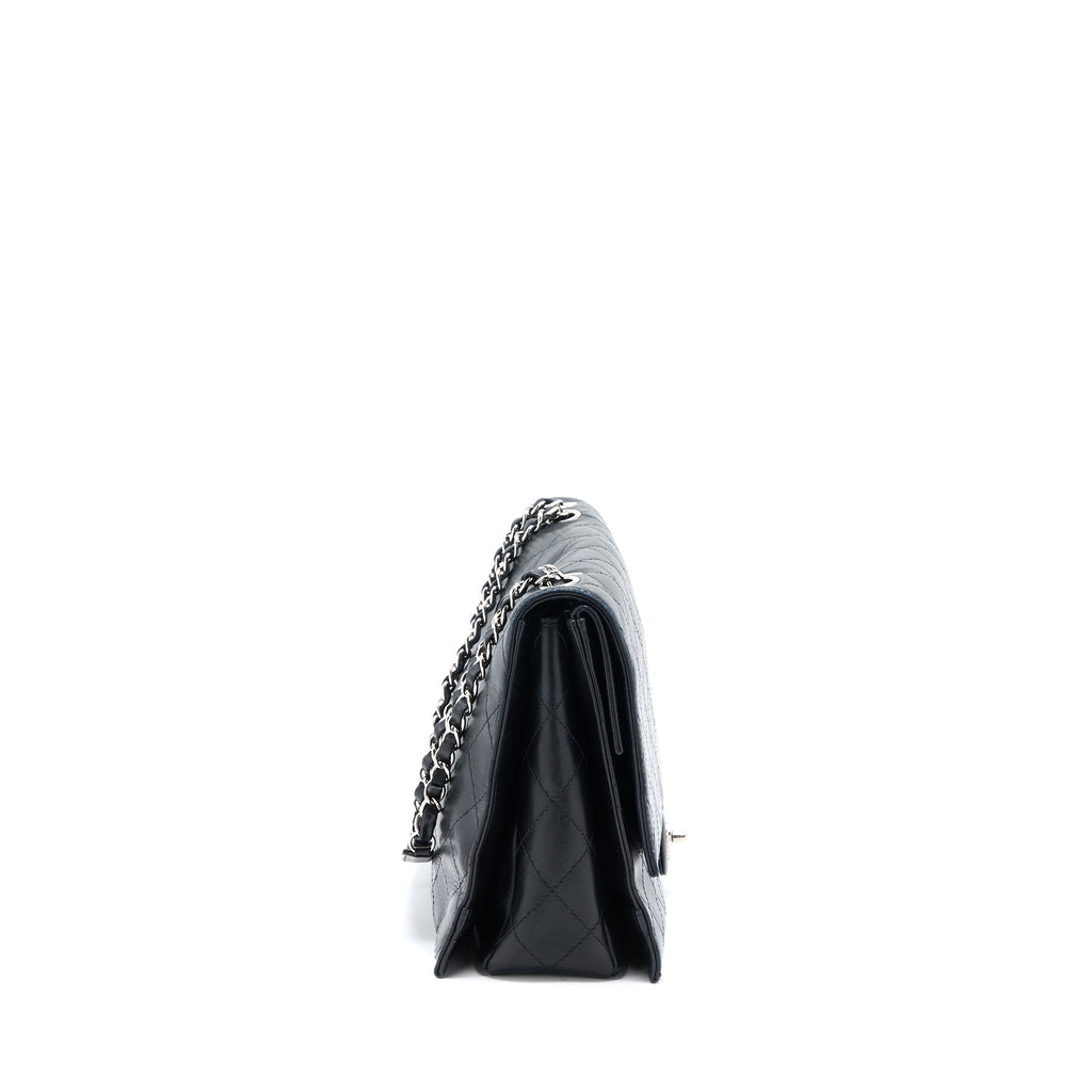 chanel-quilted-flap-bag-lambskin-black-shw
