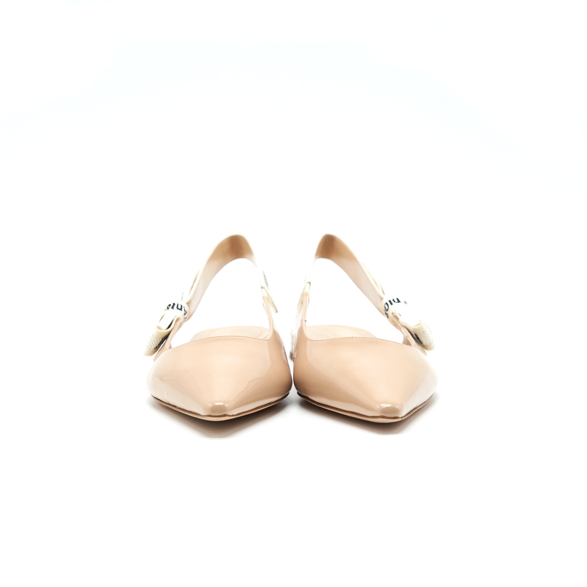 christian-dior-slingback-ballet-flats-patent-leather-beige