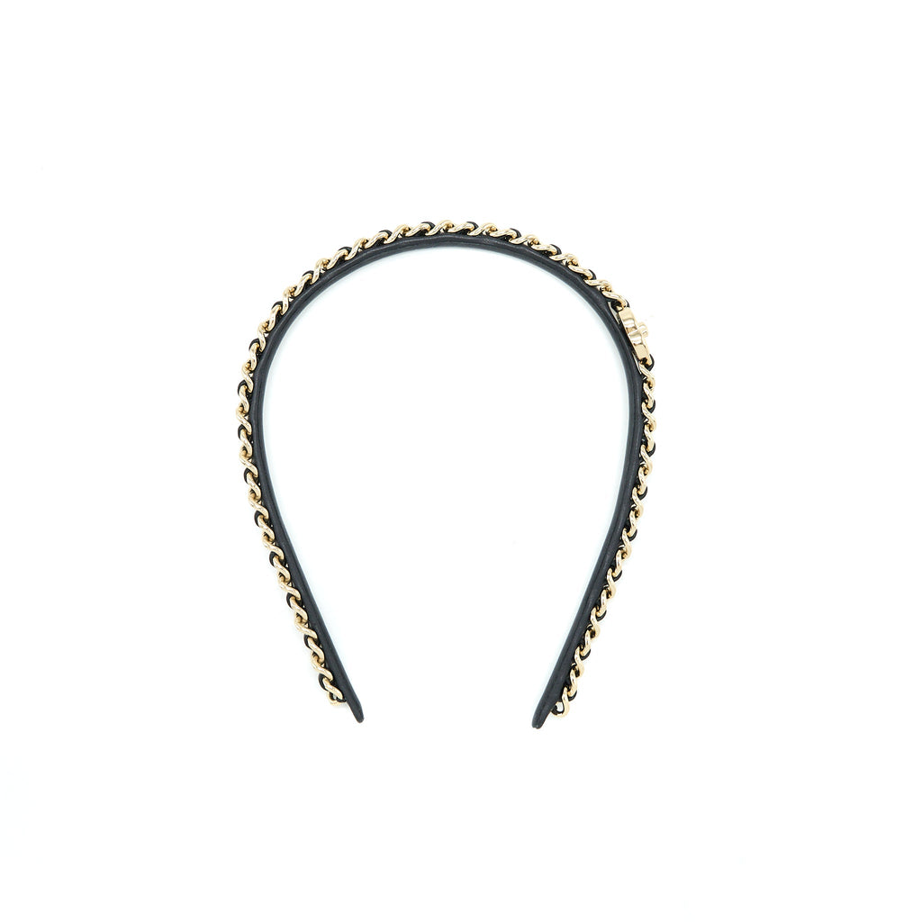 chanel-leather-chain-hair-band-black-light-gold-tone