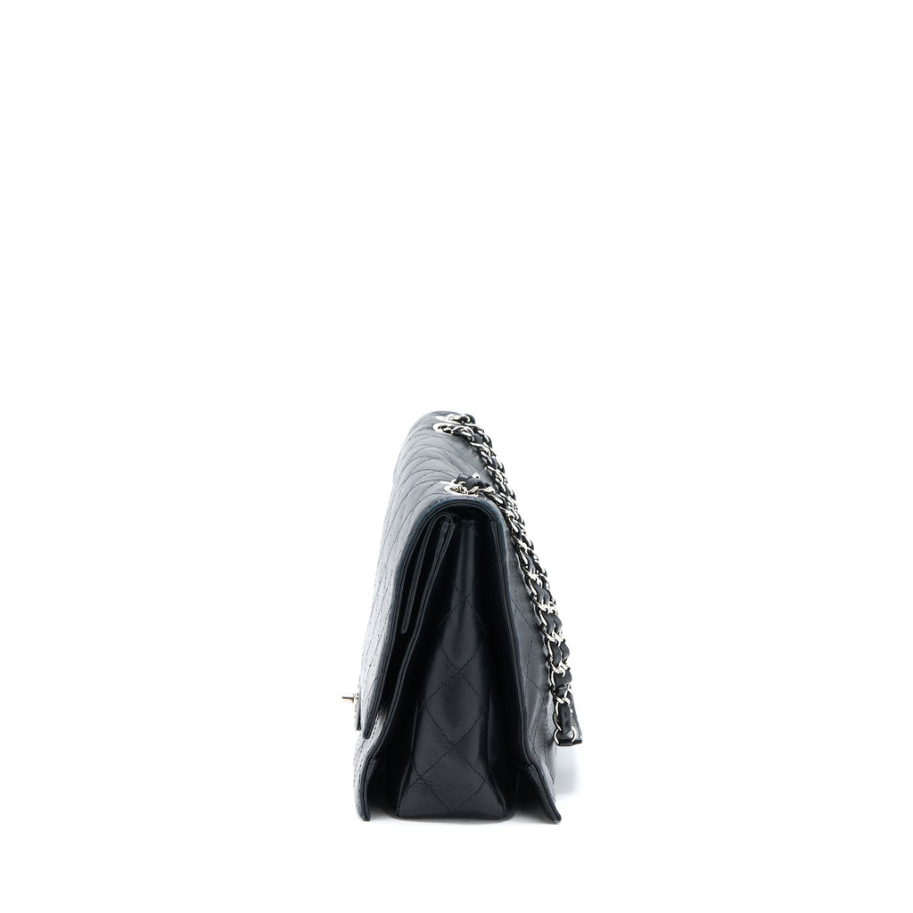 chanel-quilted-flap-bag-lambskin-black-shw
