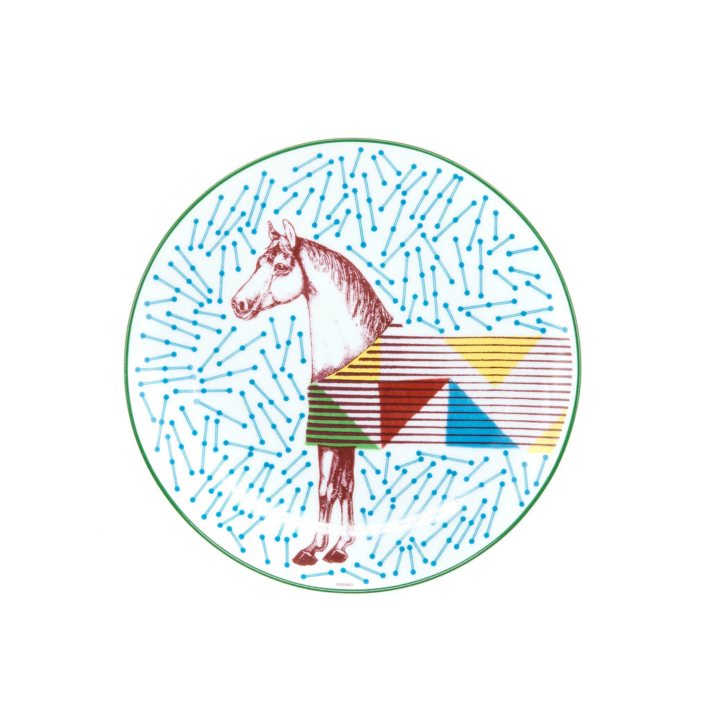 hermes-hippomobile-dessert-plate-sell-in-a-set