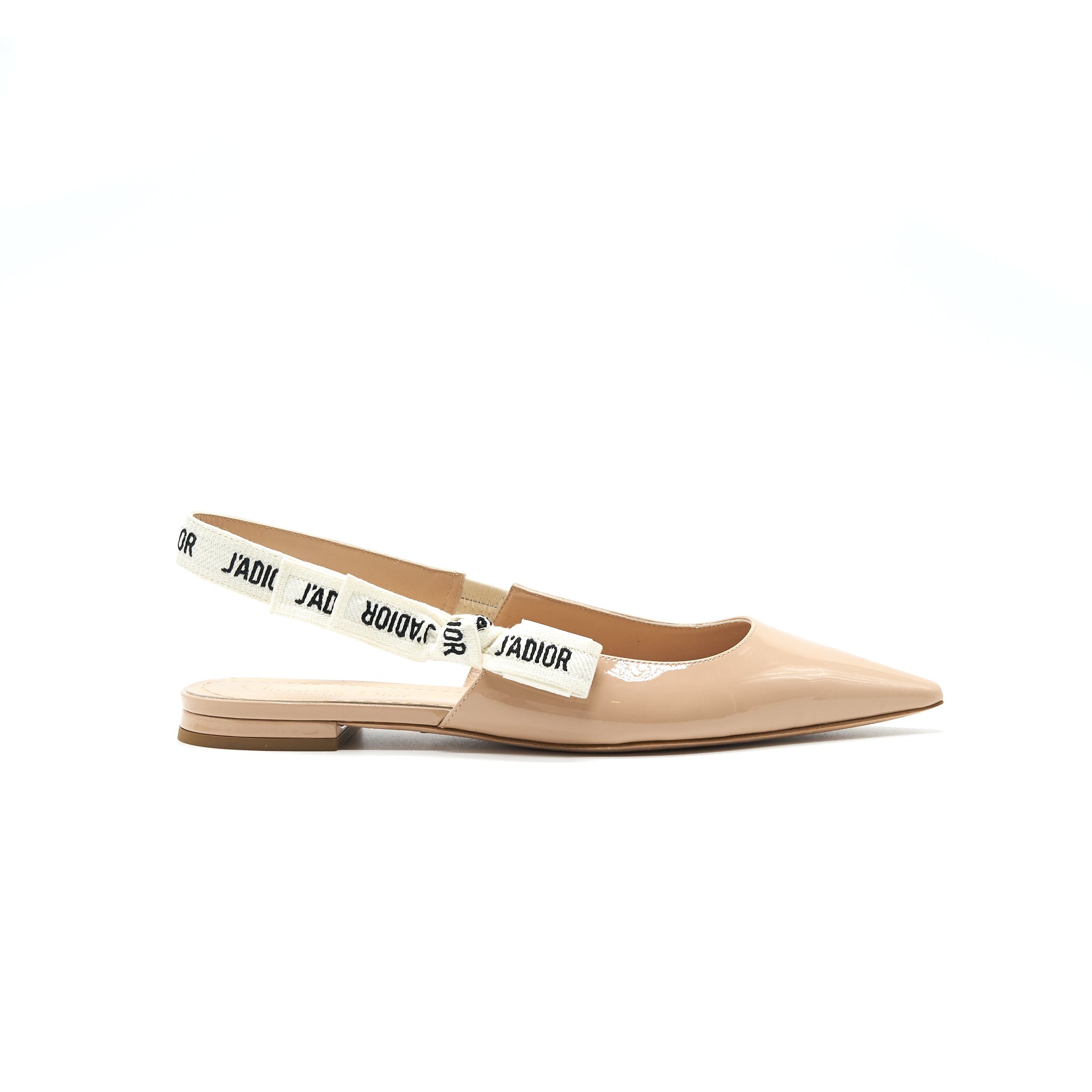 christian-dior-slingback-ballet-flats-patent-leather-beige