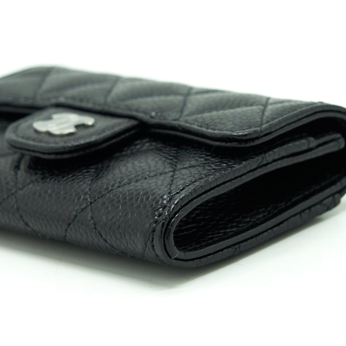 chanel-classic-flap-card-holder-caviar-black-shw