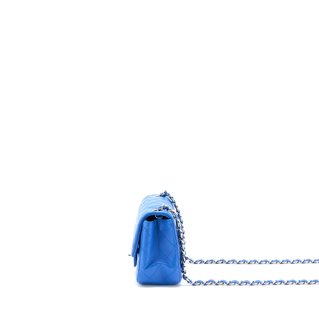 chanel-mini-square-flap-bag-lambskin-blue-shw