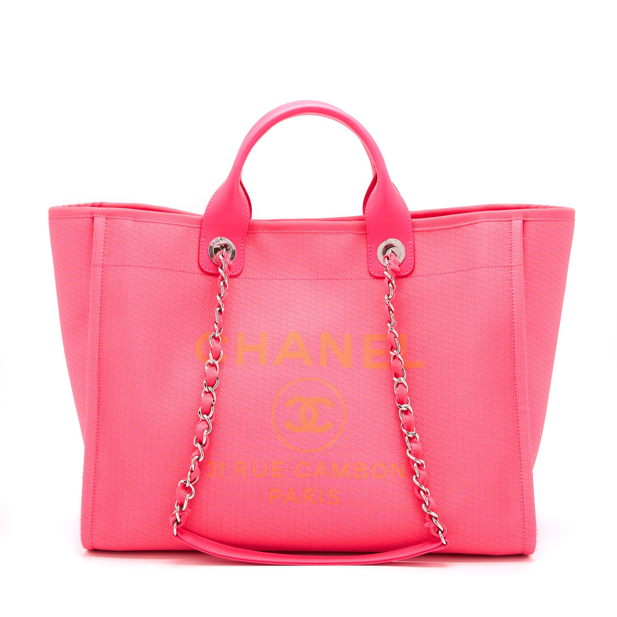 chanel-deauville-tote-bag-hot-pink-shw