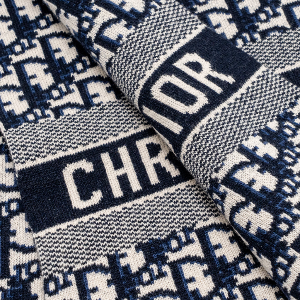 dior-oblique-scarf-wool-cashmere-navy-ecru-copy-1