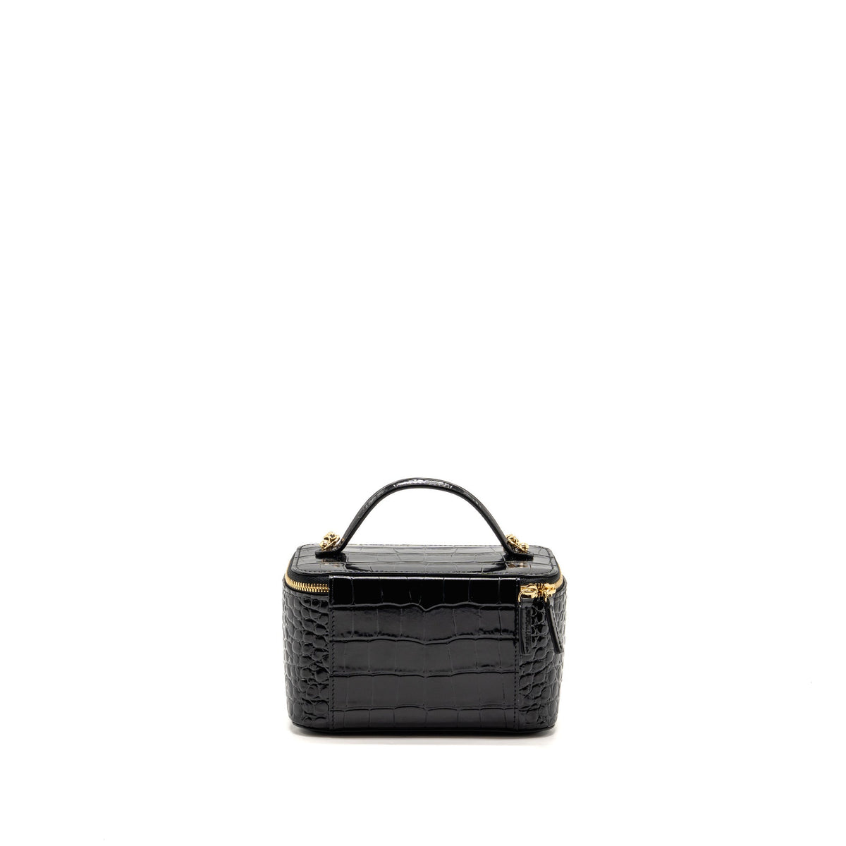 chanel-handle-alligator-leather-black