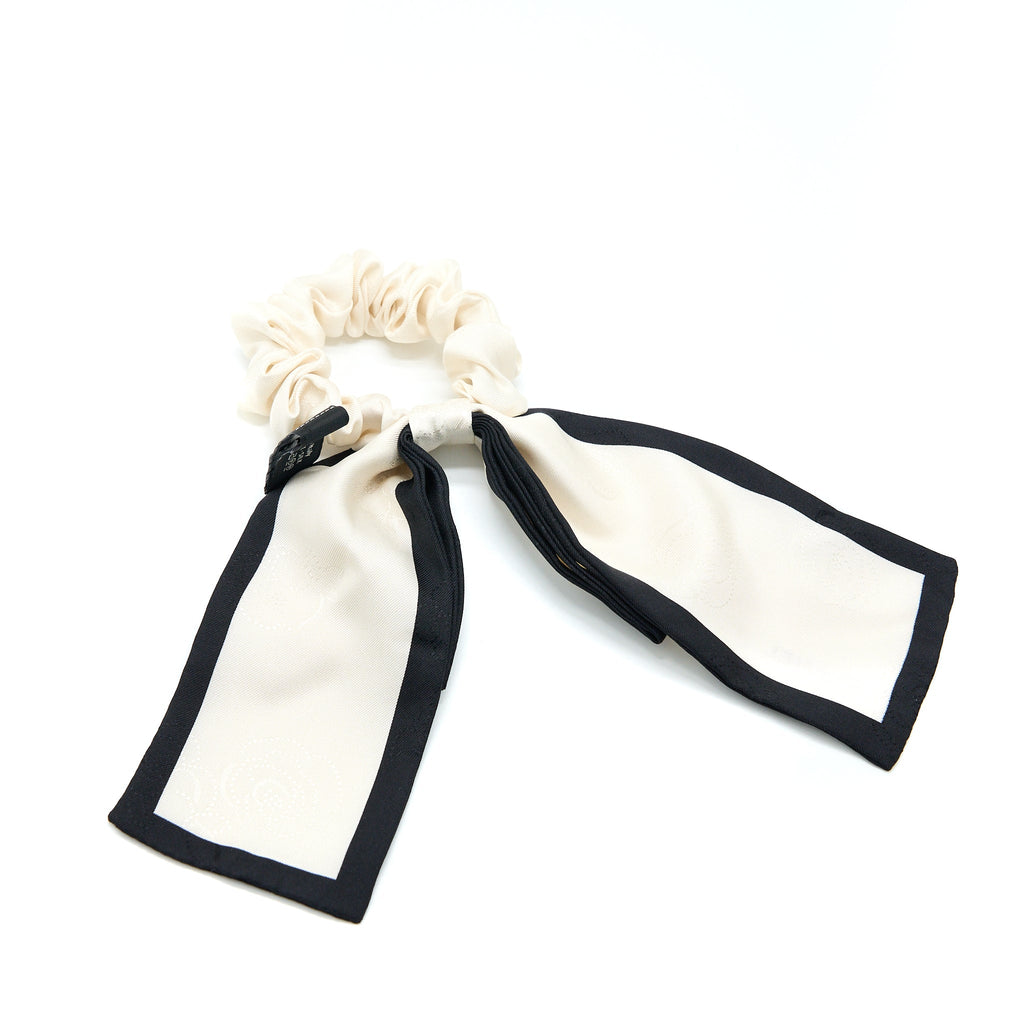 chanel-22b-camellia-letter-hair-tie-silk-twill-ecru-black