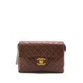 chanel-vintage-classic-timeless-backpack-lambskin-brown-ghw
