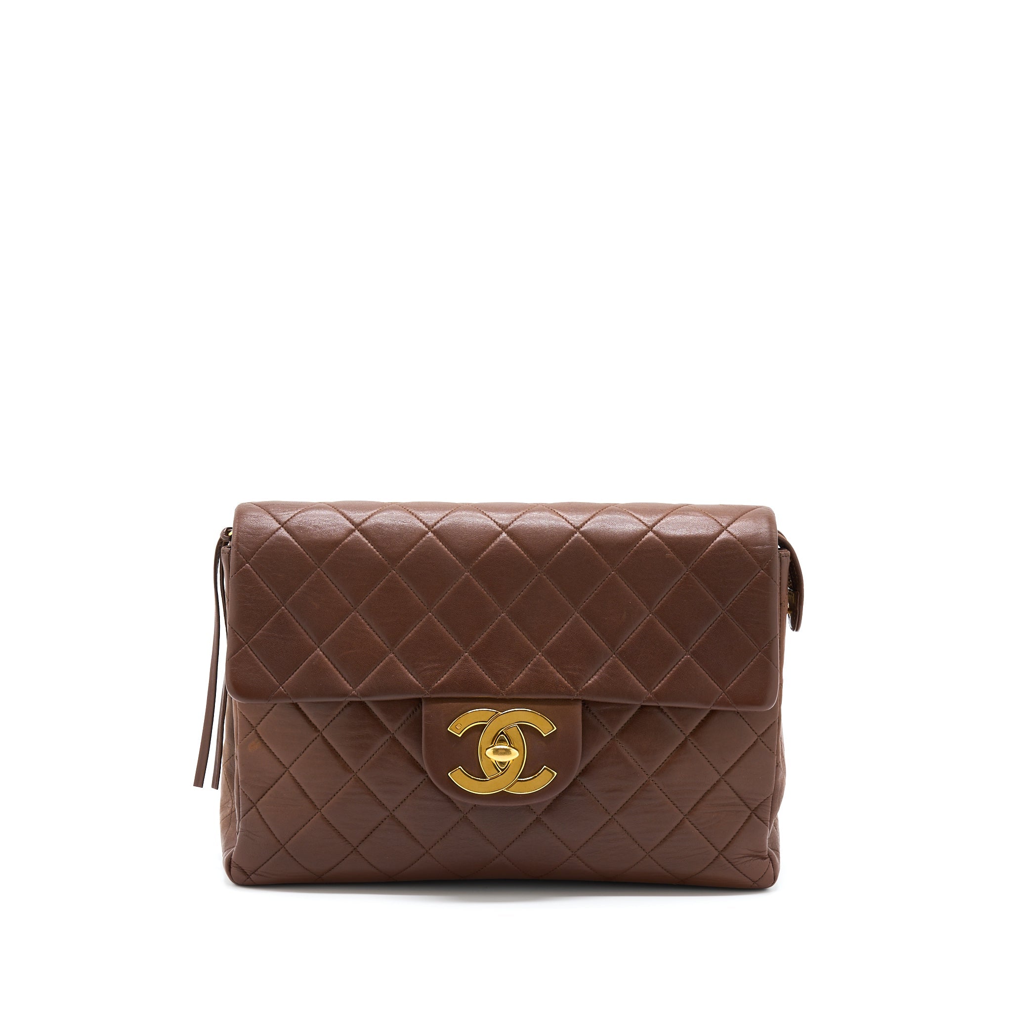 chanel-vintage-classic-timeless-backpack-lambskin-brown-ghw