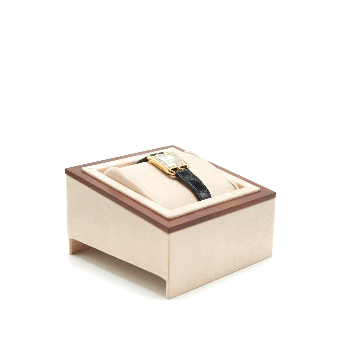 hermes-cap-code-watch-23-23-mm-yellow-gold-watch-dimond-set-white-natural-mother-of-pearl-dial
