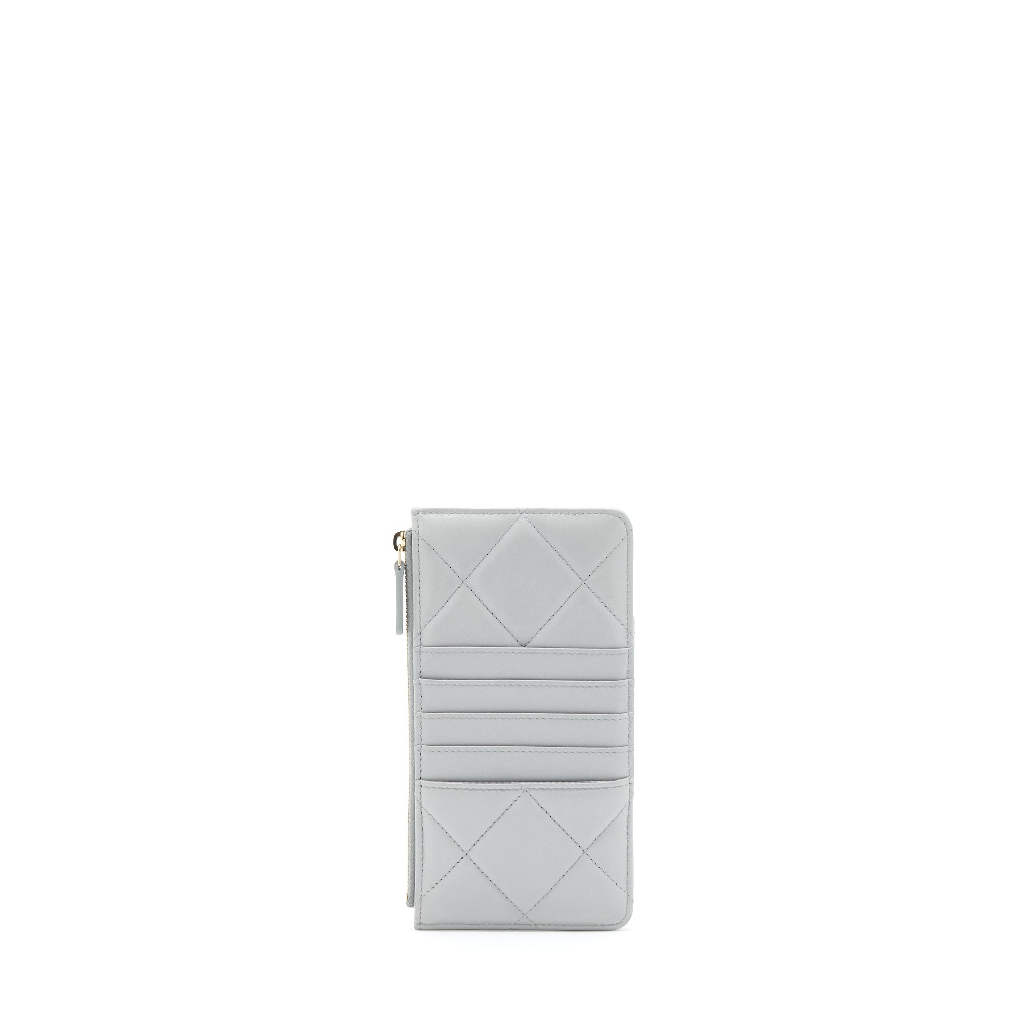 chanel-19-phone-and-card-holder-small-pouch-lambskin-grey-ghw