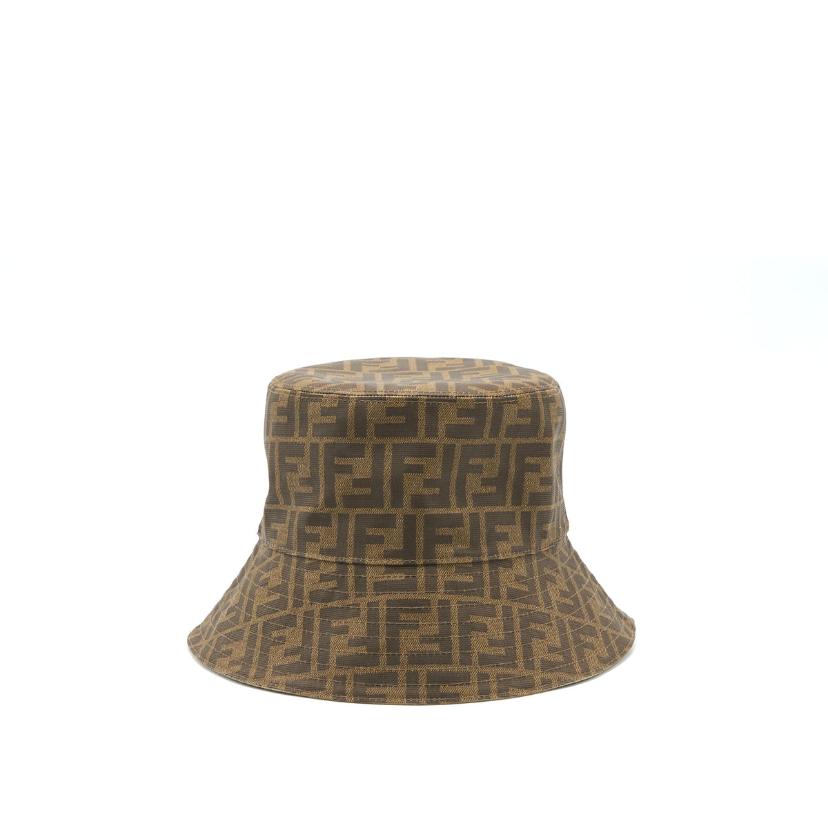 fendi-size-s-fabric-hat-brown-beige