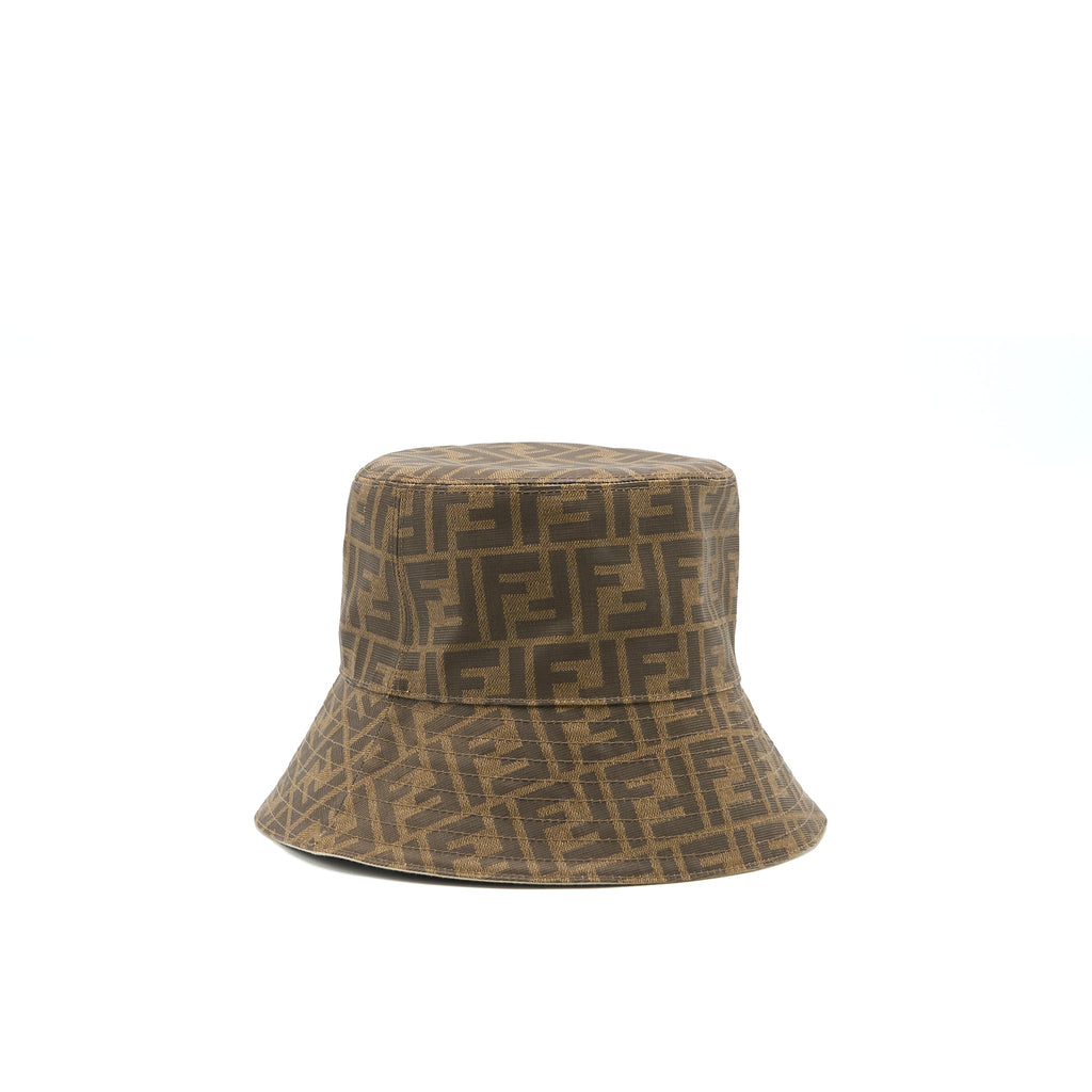 fendi-size-s-fabric-hat-brown-beige