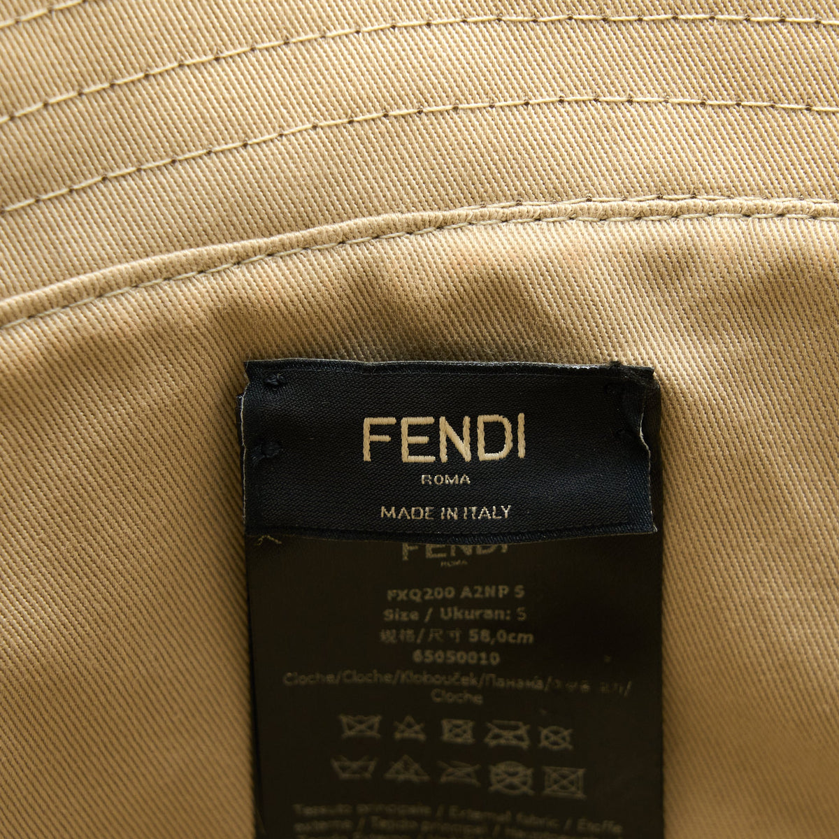 fendi-size-s-fabric-hat-brown-beige