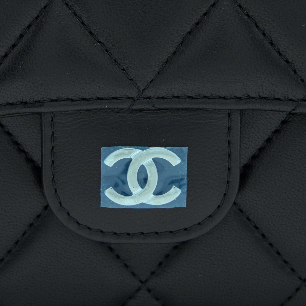 chanel-classic-long-wallet-lambskin-black-shw