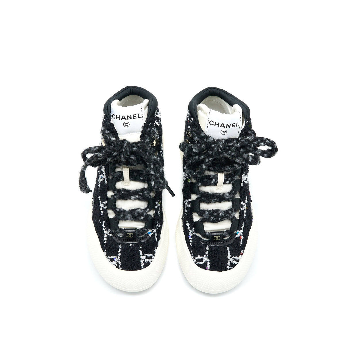 chanel-size-36-5-winter-sneakers-fabric-suede-black-white
