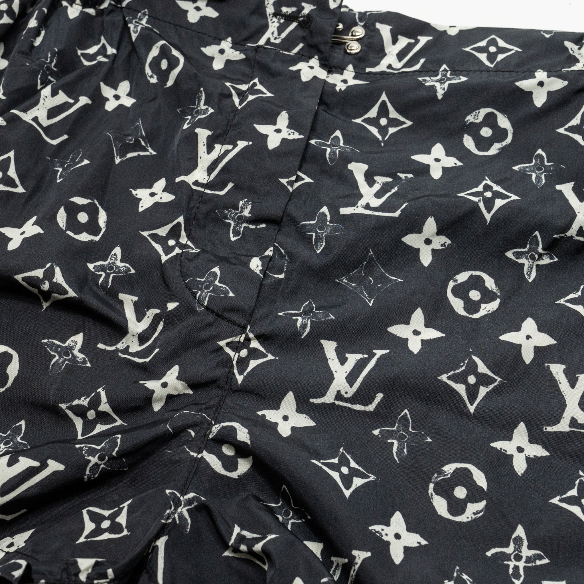 louis-vuitton-size-38-stencil-effect-monogram-shorts-polyamide-black-white