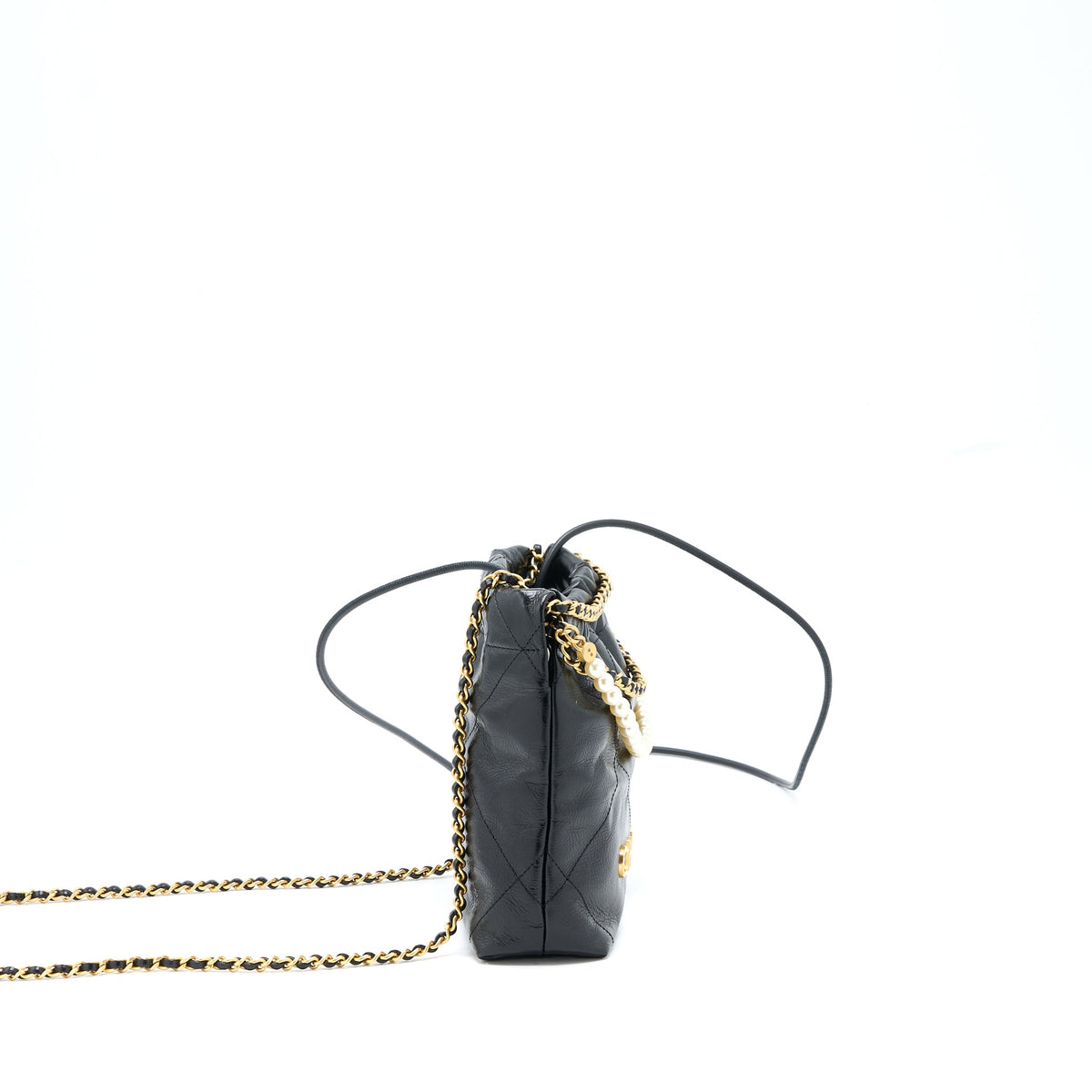 chanel-23s-mini-22-bag-with-pearl-shiny-calfskin-black-ghw-microchip