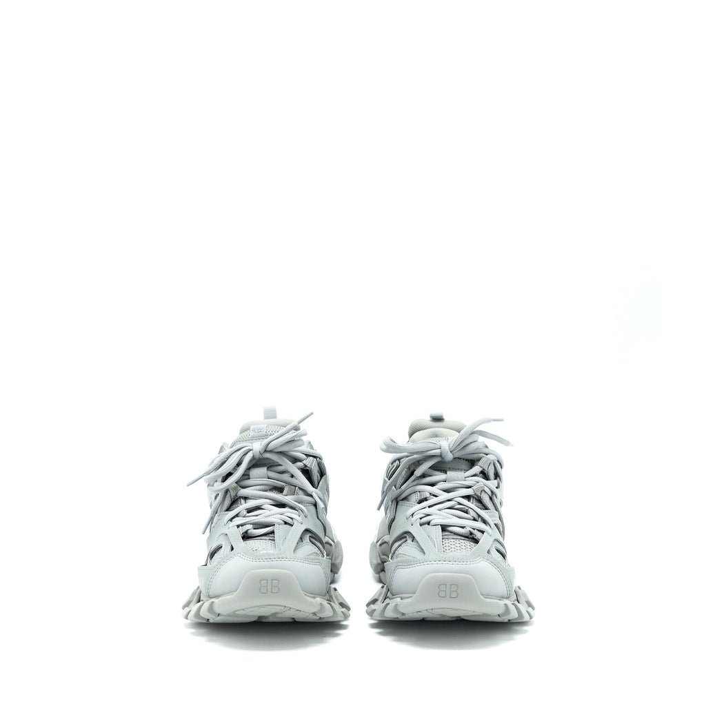 balenciaga-size-37-track-sneakers-mesh-nylon-grey