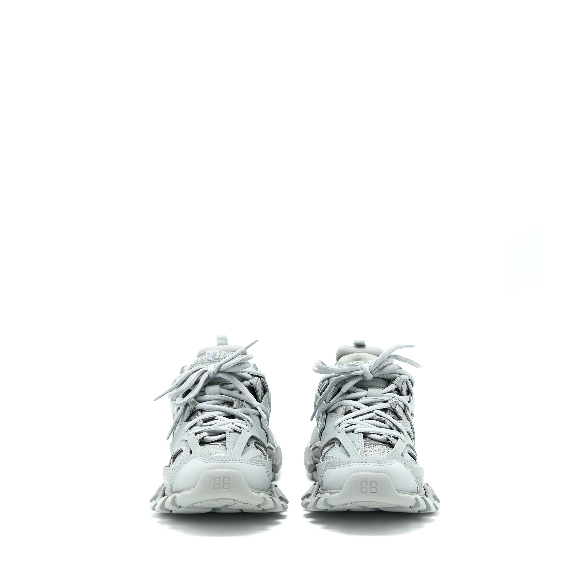 balenciaga-size-37-track-sneakers-mesh-nylon-grey