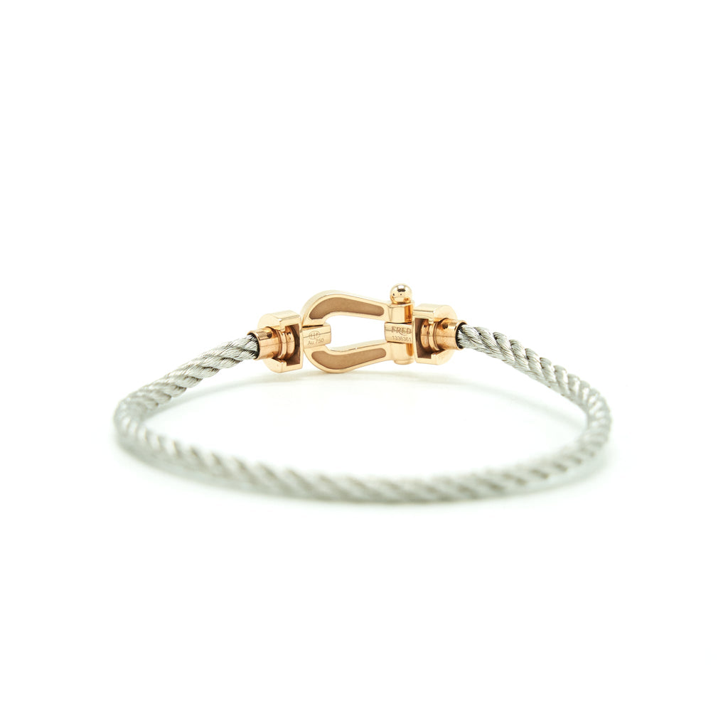 fred-force-10-bracelet-18k-pink-gold-with-diamonds-with-light-grey-and-dark-pink-cable