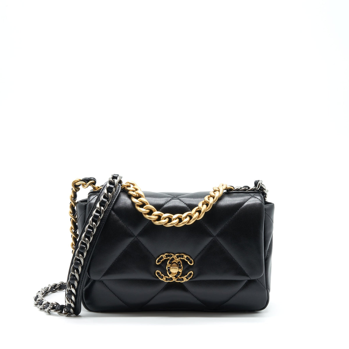 chanel-small-19-bag-lambskin-black-with-multicolour-hardware-microchip