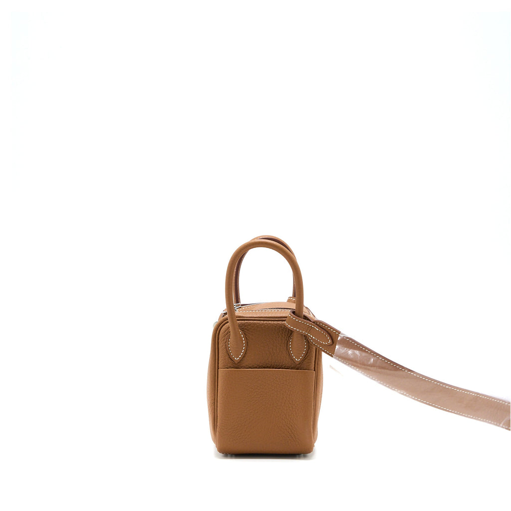 hermes-mini-lindy-clemence-gold-shw-stamp-u