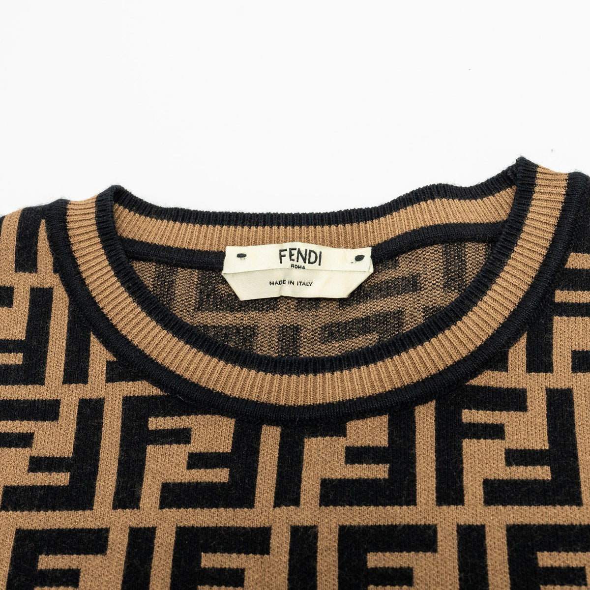 fendi-size-36-ff-sweater-viscose-polyester-brown-black