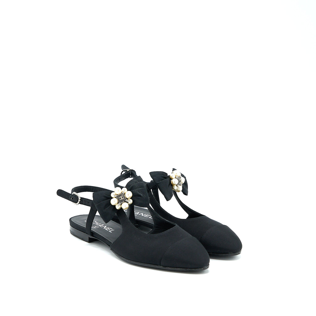 chanel-size-39-sling-back-with-ribbon-design-black