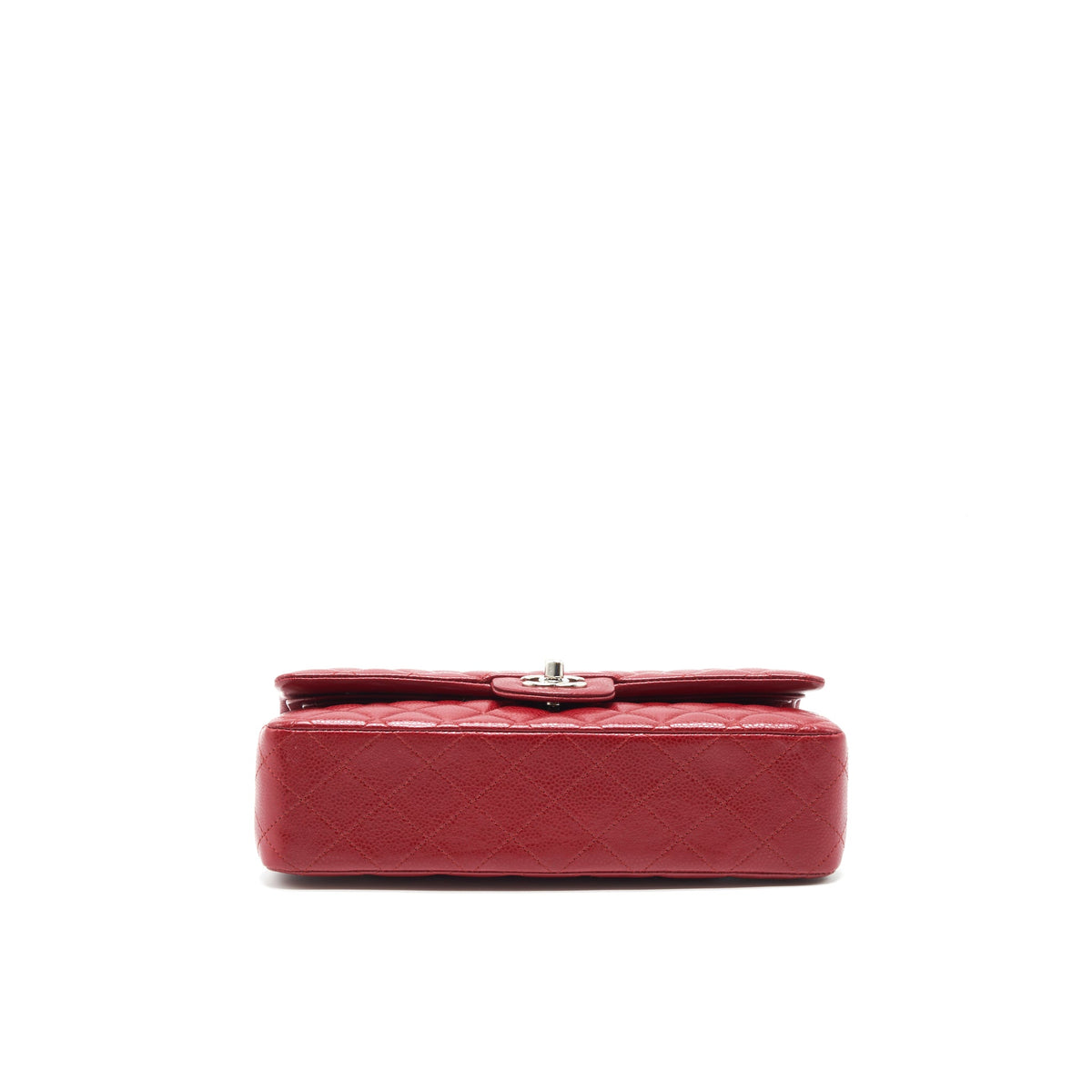 chanel-medium-classic-double-flap-bag-caviar-red-shw